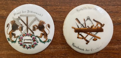 Unmarked: Two Ceramic Medallions