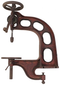 Unmarked: Massive Cast Iron Bench Mt. Drill Pres