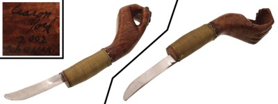 Aaron York, Barre, Vermont: Artfully Crafted "Crooked" Knife