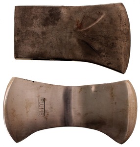 Fayette R. Plumb, Philadelphia, Pennsylvania: Two Extra Clean Felling Axe Heads
