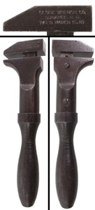 Globe Wrench Company, Boston, Massachusetts: Screw Adjust Nut Wrench