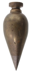 Unmarked: Extra Clean Teardrop Form Plumb Bob