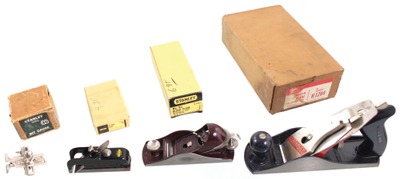Stanley Rule & Level: Four Original Box Woodworking Tools