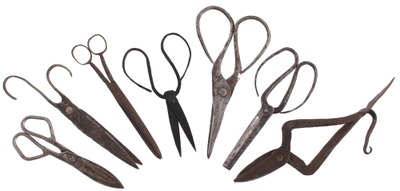 Unmarked: Coll. Of Early Hand Forged Shears