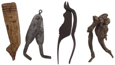 Unmarked: Coll. Of Three Betel Nut Cutters