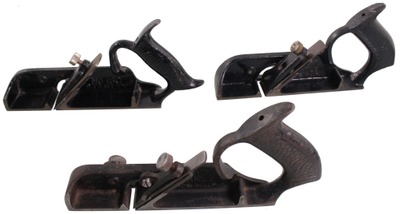 Stanley Rule & Level, No. 190/191/192: Three Cast Iron Planes