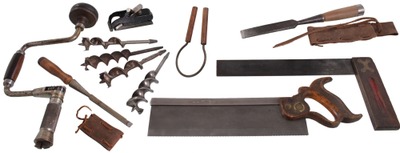 Assorted Makers: Lot Of Clean & Usabl Woodworking Tools