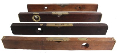 Assorted Makers: Four Early Maker Spirit Levels
