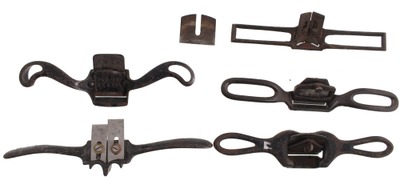 Assorted Makers: Lot Of Five Uncommon Spoke Shaves