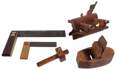 Assorted Makers: Lot Of Clean & Usabl Woodworking Tools