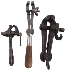 Assorted Makers: Lot Of Three Clean & Usable Hand Vises