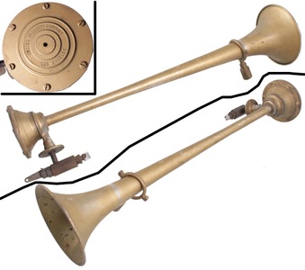 Grover Products Company, Los Angeles, California: Extra Clean 24" Air Horn For Ship