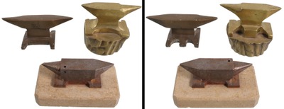 Unmarked: Three Intersting Small Size Anvils
