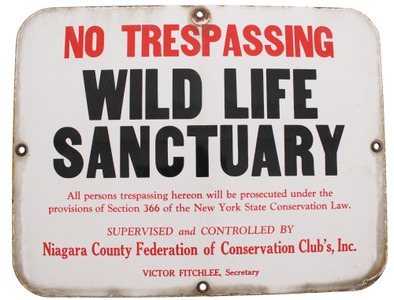 Niagara County Federation Of Conservation Clubs: Extra Clean Enamel W'life Sancturary Si