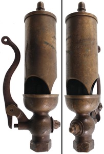 Assorted Makers: Early Brass Steam Whistle
