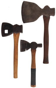 Assorted Makers: Lot Of Three Spec. Purp. Hatchets