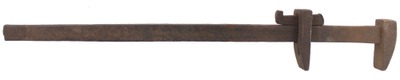 Unmarked: Massive Wedge Lock Nut Wrench