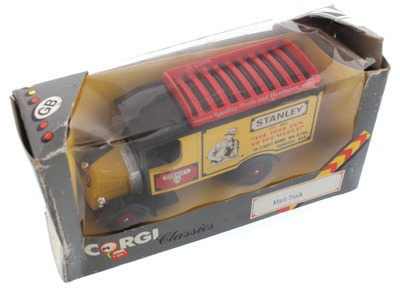 Corgi Toys, Ltd., Swansea (England), No. C906/6: "Stanley Tools" Toy Truck