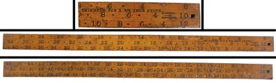 R.B. Haselton, Contoocook, New Hampshire: Rare Special Order Board Measure Rule