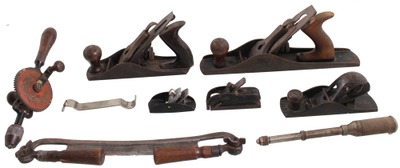 Assorted Makers: Lot Of Sound & Usabl Woodworking Tools