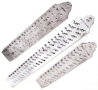 Martin Fils, Switzerland: Three Watch Mkrs. Screw Plates