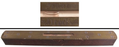 Unmarked: Extra Clean R'wood & Brass Level