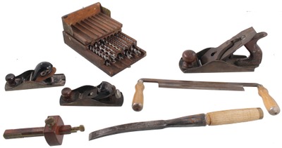 Assorted Makers: Lot Of Clean & Usabl Woodworking Tools