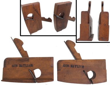 Mockridge & Francis, Newark, New Jersey: Two Coach Maker's Molding Plane