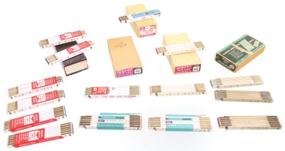 Assorted Makers: Coll. Of Zig-Zag Folding Rules