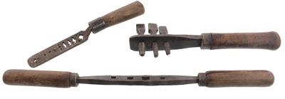 Assorted Makers: Three File Forged Taps & Die Stocks