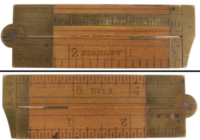 Stanley Rule & Level, No. 13: Six Inch/Two Fold Folding Rule
