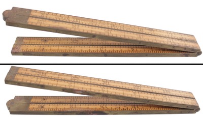 Stephens & Company, Riverton, Connecticut, No. 42 1/2: Two Foot, Two Fold Folding Rule