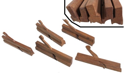 Assorted Makers: Five Extra Early Beech Molding Plane