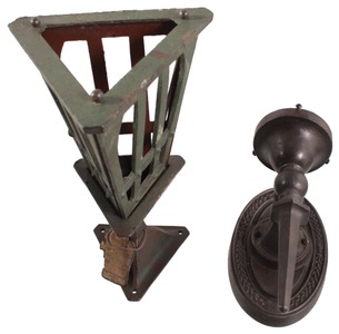Assorted Makers: Two Early Electrical Fixtures