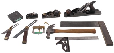 Assorted Makers: Lot Of Clean & Usabl Woodworking Tools