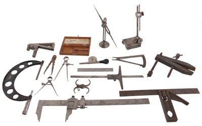 Assorted Makers: Lot Of Assorted Machinists' Tools