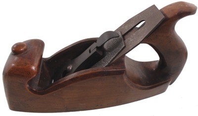 Unmarked: Carved Applewood Smoothing Plane