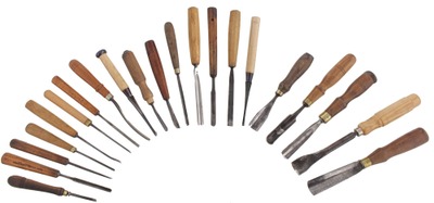 Assorted Makers: Lot Of Assorted Carving Tools