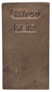 Ampco Metal Company, Milwaukee, Wisconsin, No. W-12: Unused Beryllium Wedge