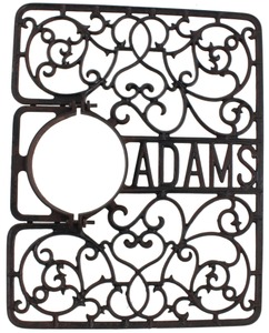 Adams Company, Dubuque, Iowa: Early Cast Iron Stovepipe Shelf