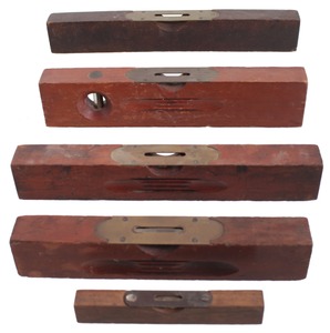 Henry Disston & Sons, Philadelphia, Pennsylvania: Five Disston Made Spirit Levels