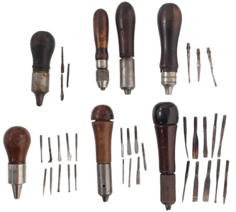 Assorted Makers: Lot Of Seven Asst. Tool Handles