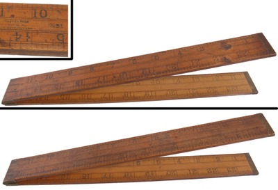 Stanley Rule & Level, No. 31: Early Shrinkage Folding Rule