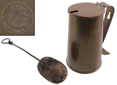 S.M. Howes Company, Boston, Massachusetts: Solid Brass New England Fire Starter