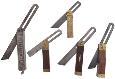 Assorted Makers: Coll. Of Five Non Stanley Bevels