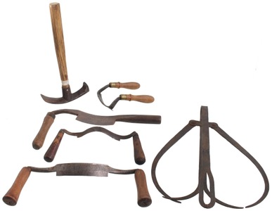 Assorted Makers: Lot Of Assorted Coopers' Tools