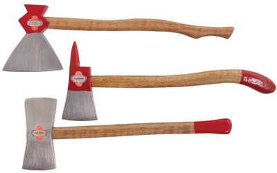 Unmarked: Three Miniature Handled Axes
