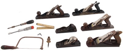 Assorted Makers: Lot Of Later Type Woodworking Tools
