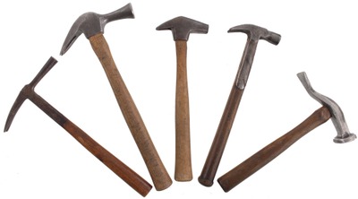 Assorted Makers: Lot Of Five Unus. Hammers