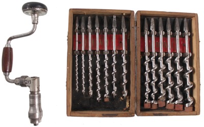 Irwin Auger Bit Company, Worthington, Ohio: Full Set Of 13 Auger Bits